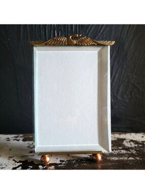 Vtg La Paris Studios Swan Picture Frame French Revival Style Photo Frame 3.5 x 5